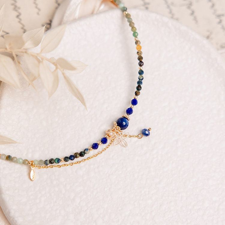 搖曳女人花 – 藍晶石 – 手鍊