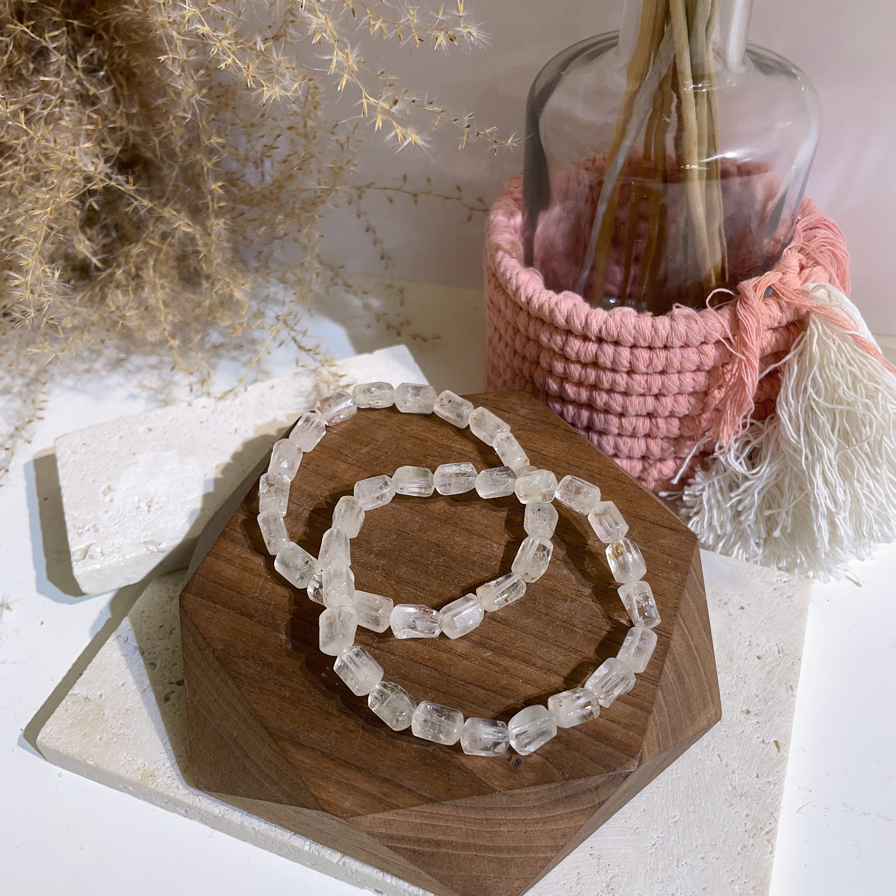 閃靈鑽桶珠手串 6+mm