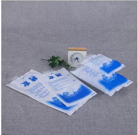 New water-filled ice pack to keep fresh, refrigeration, cooling, ice pack, gel ice pack, express food, seafood, thickened cold ice pack, camping picnic