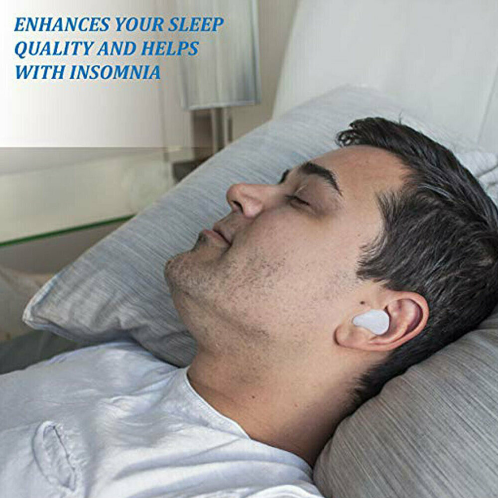 New [6-pack] soft silicone swimming earplugs, sports earplugs, silent earplugs, shower earplugs, sleep earplugs