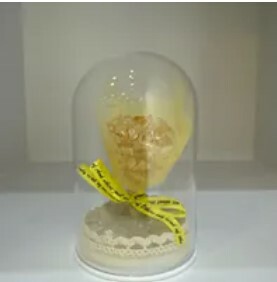 [S] GEMZ & CO BFG MINI DOME BOUQUET WITH FAIRY LIGHTS, CITRINE, X478 (X478)