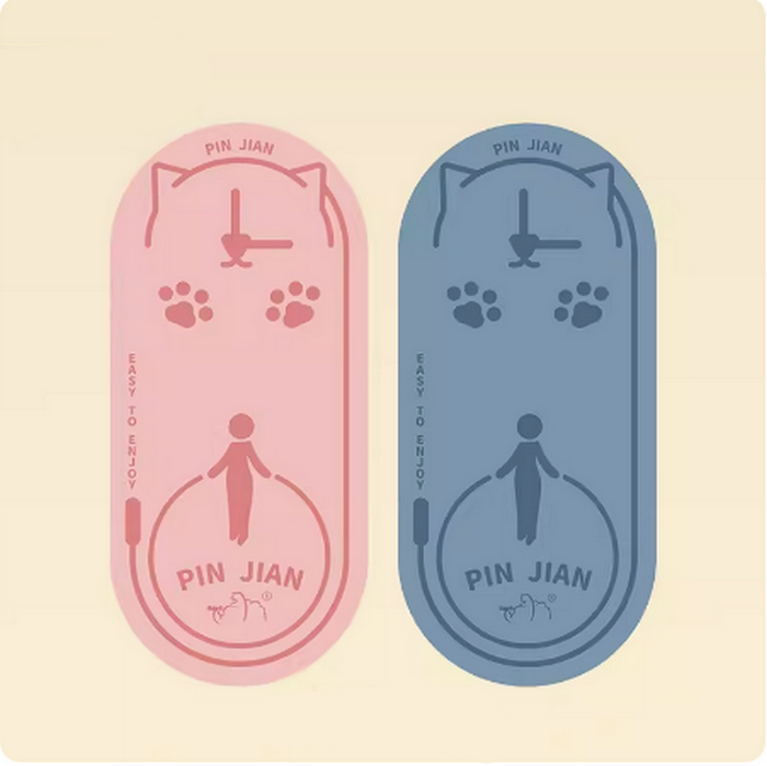Popular TPE soundproof and shock-absorbing home indoor silent mat [random color pattern/used with rope skipping machine] thickness 6mm/suitable for beginners