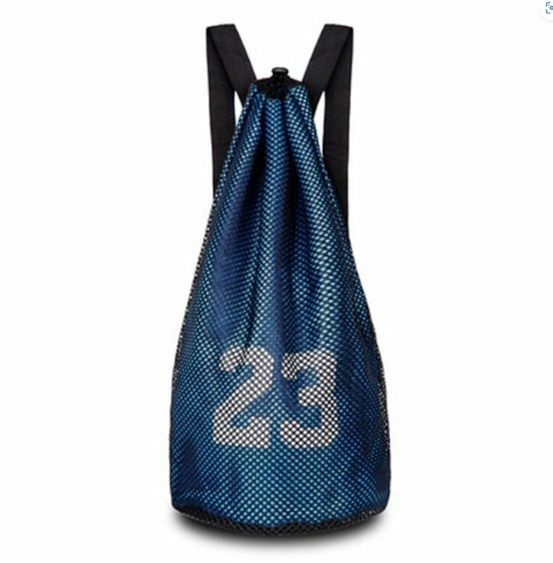 Hot Recommended Sports and Fitness Training Backpack Basketball Backpack Football Storage Bag (Blue-Small) 23-37cmXT740651159