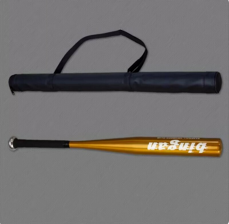 熱推鋁合金棒球棒-金色28寸（71cm）+PU背包