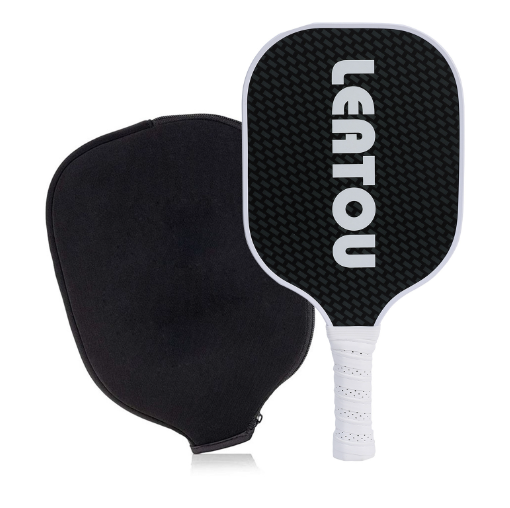 Hot recommendation [fiberglass] single racket + zipper bag [Model 216] (black + letters, 40cm*20cm)