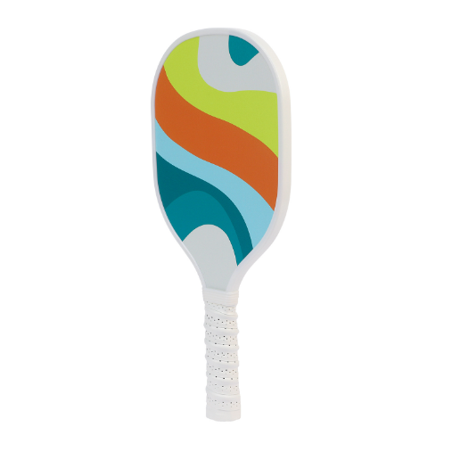 Hot recommendation [wooden racket] single racket + bubble bag [model 204] (color wavy pattern, 40cm*20cm)