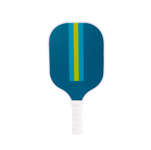 Hotly recommended carbon fiber pickleball racket set Pickleball Paddles (2 rackets + 4 balls + 1 bag, blue background with yellow vertical stripes, 40cm*20cm)