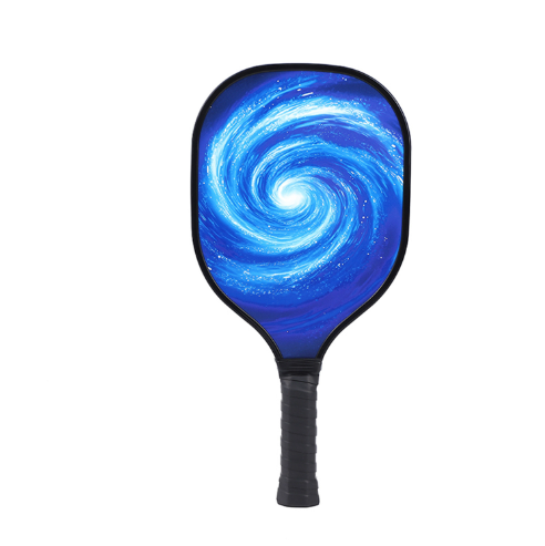 Hot recommendation [wooden] single racket (blue vortex, 40cm*20cm)