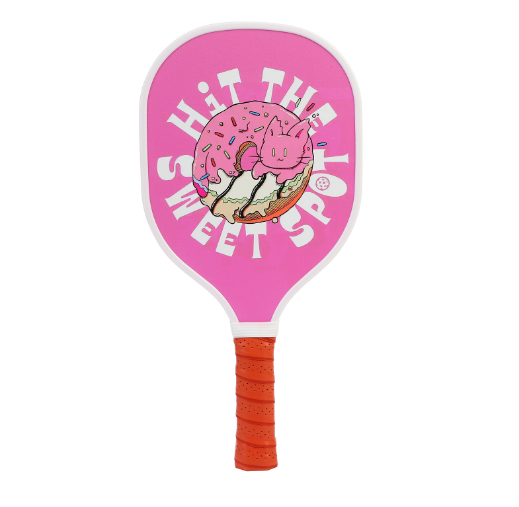 Popular poplar single pickleball racket (pink, 40cm*20cm)