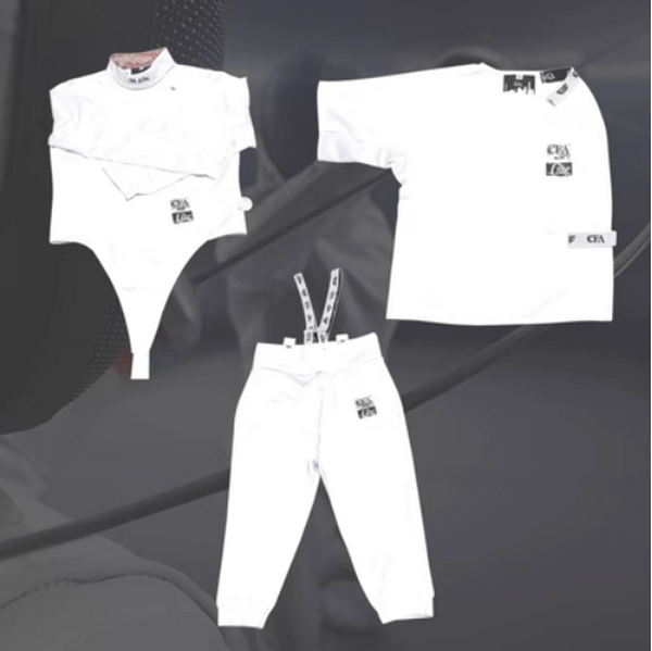 Hot recommended fencing uniform (new regulation 450N three-piece suit [right hand]) (size 30-60) (please contact customer service to confirm the delivery size after placing the order)