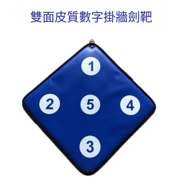 Hotly recommended fencing target (blue digital double-sided leather target)