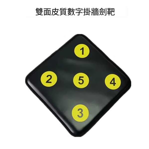 Hotly recommended fencing target (black digital double-sided leather target)