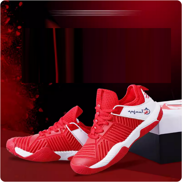 Popular non-slip and wear-resistant fencing shoes (new red, sizes 31-45 [size 1 size too small]) (please contact customer service to confirm the delivery size after placing the order)