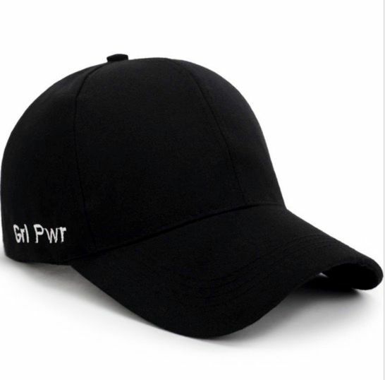 New style simple sun protection baseball cap with embroidered letters on the side, sun protection peaked cap (black - letters on the side)