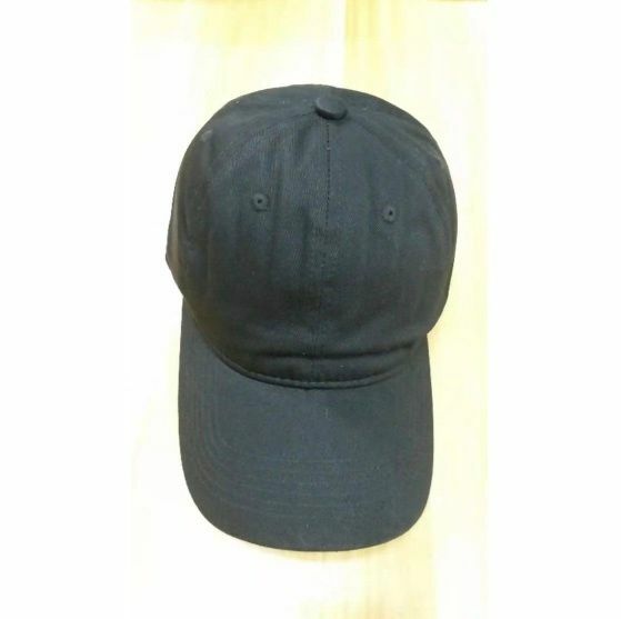 New Men's and Women's Solid Color Cotton Versatile Adjustable Baseball Cap (Black)