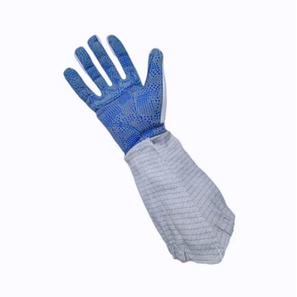New fencing gloves (new blue saber non-slip competition gloves right hand) (size XXS-XXXL) (please contact customer service to confirm the delivery size after placing the order)