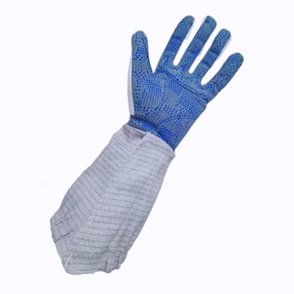 New fencing gloves (new blue saber non-slip competition gloves left hand) (size XXS-XXXL) (please contact customer service to confirm the delivery size after placing the order)