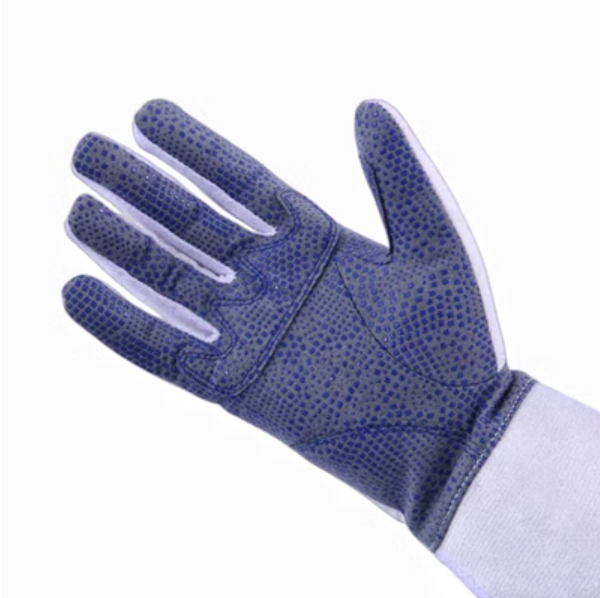 New fencing gloves (new blue flower epee non-slip competition gloves right hand) (size XXS-XXXL) (please contact customer service to confirm the delivery size after placing the order)