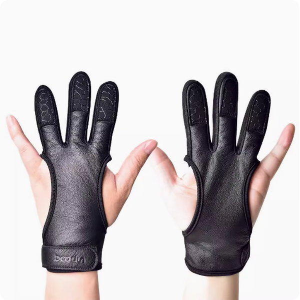 New bow and arrow finger protection (deerskin gloves M-XL size) (please contact customer service to confirm the delivery size after placing the order)