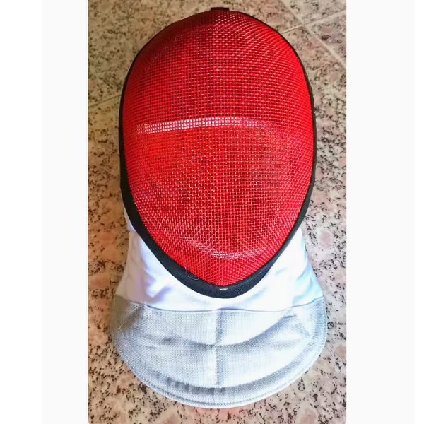 New fencing mask (900N red double removable and washable foil mask) (sizes XS-XL) (please contact customer service to confirm the delivery size after placing the order)