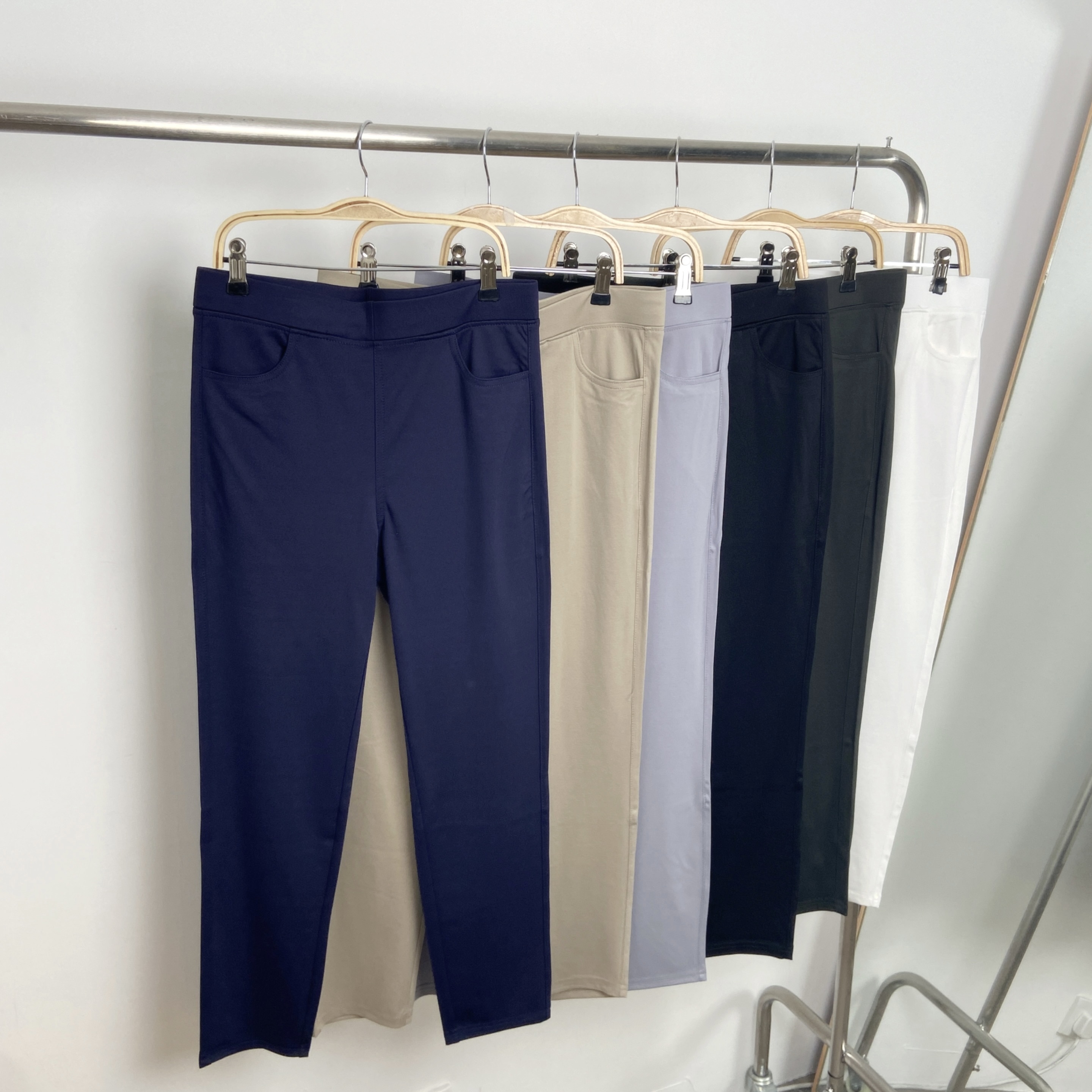 西裝料9分彈彈修腳褲 (P35-P58)