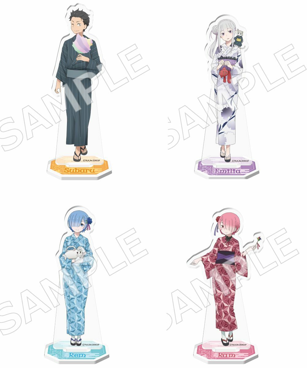 預購-「Re:從零開始的異世界生活」 壓克力人形立牌 七夕ver. 系列 【日本進口精品】