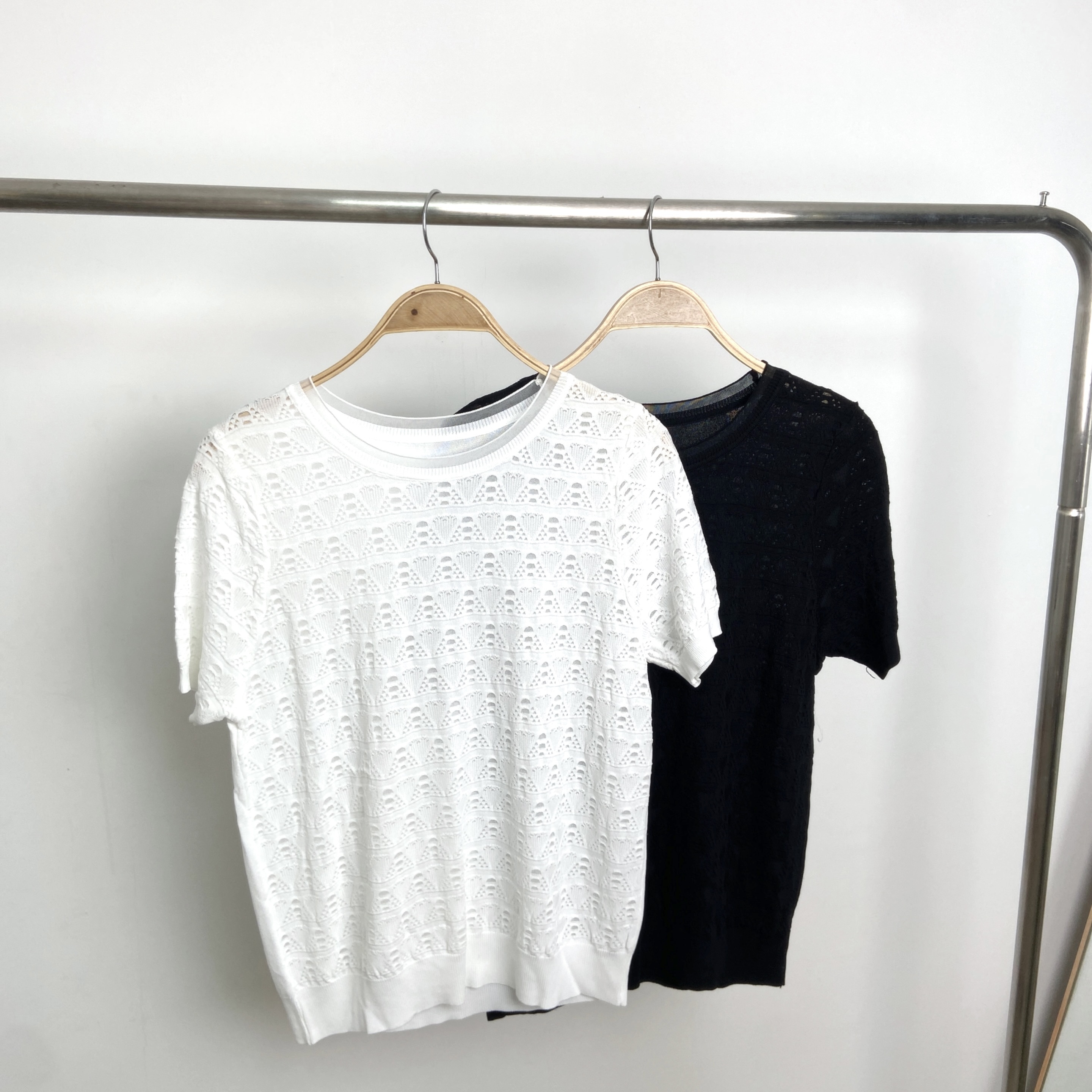 全通花彈性冰絲針織TOP (P12-P16)