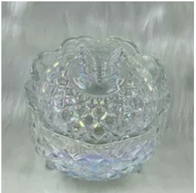 [S] GEMZ & CO BFG BUTTERFLY FAIRY BOWL, IRIDESCENT, X291 (X291)