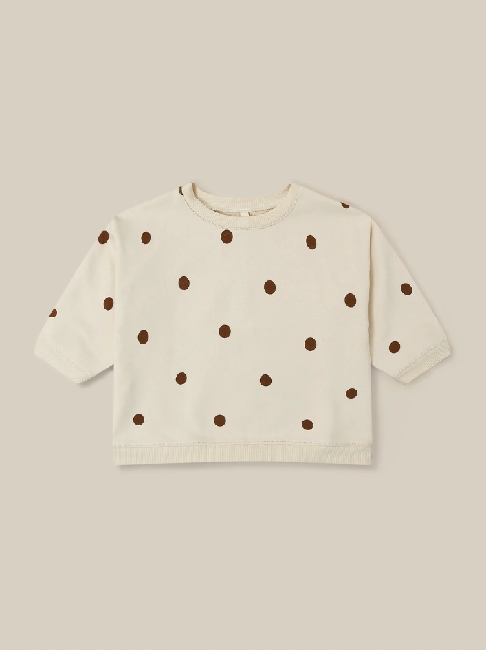 【預購】ORGANIC ZOO - Undyed Cotton Dots Sweatshirt