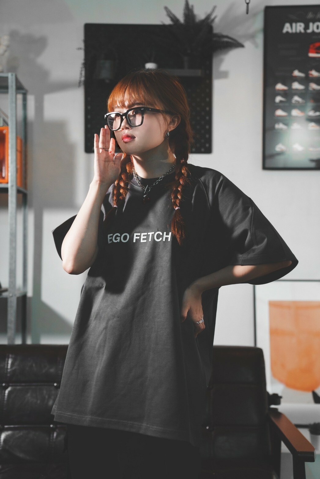 【Focus Store】現貨秒發 EGO FETCH Cotton T-shirt 黑灰/白色 純棉短袖 PH1-23SSTTE002