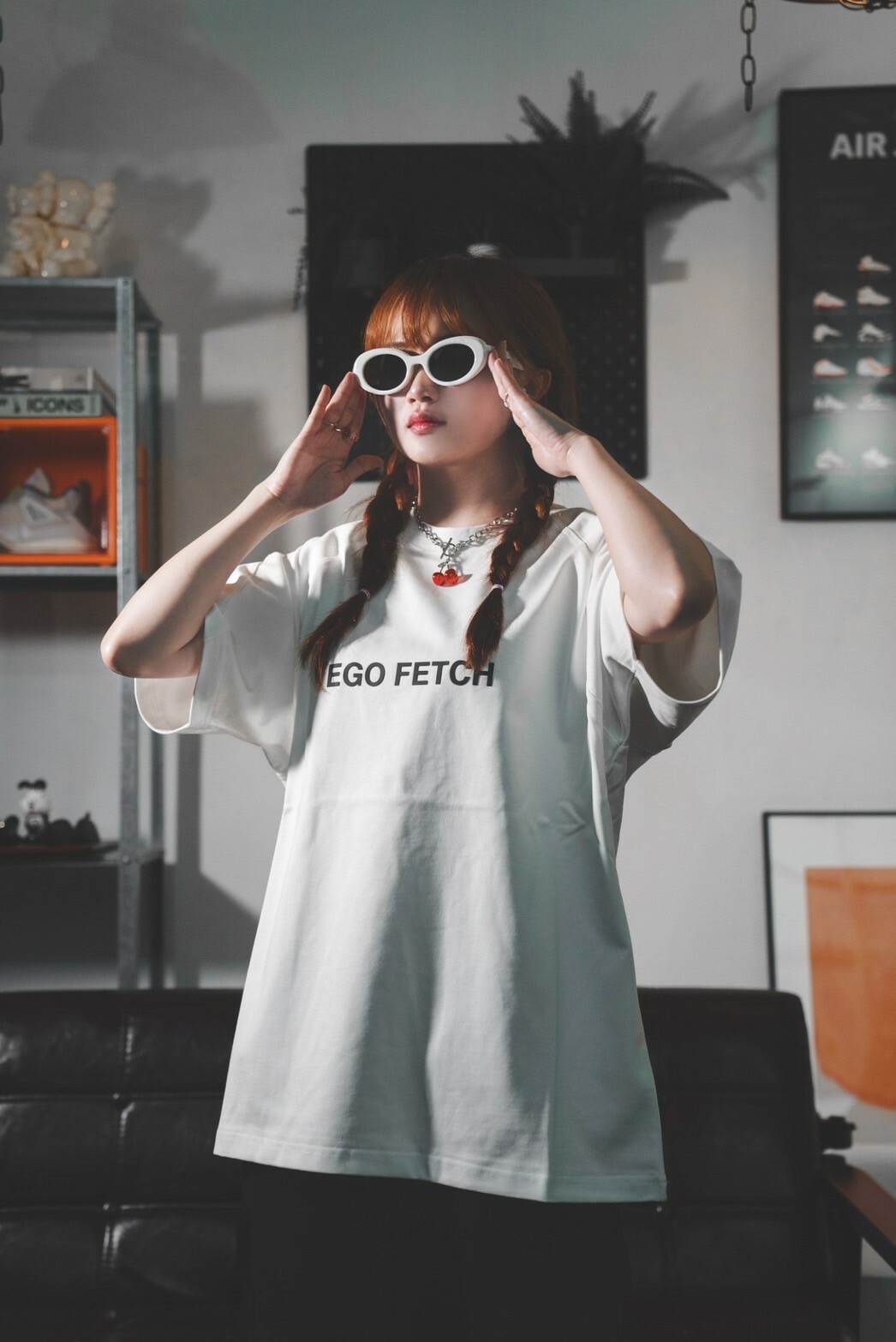 【Focus Store】現貨秒發 EGO FETCH Cotton T-shirt 黑灰/白色 純棉短袖 PH1-23SSTTE002