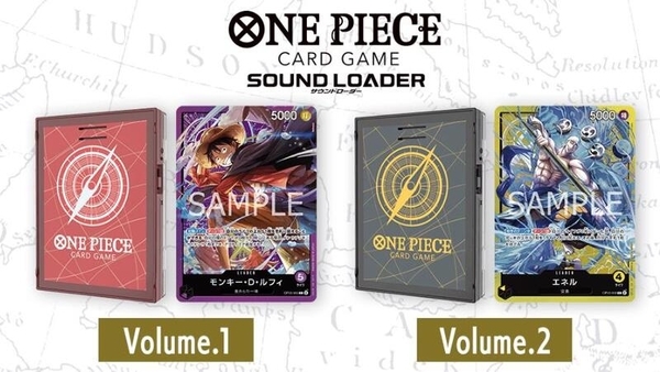 航海王 發聲音效卡磚 ONE PIECE卡牌對戰 SOUND LOADER 魯夫+艾涅爾 同捆組