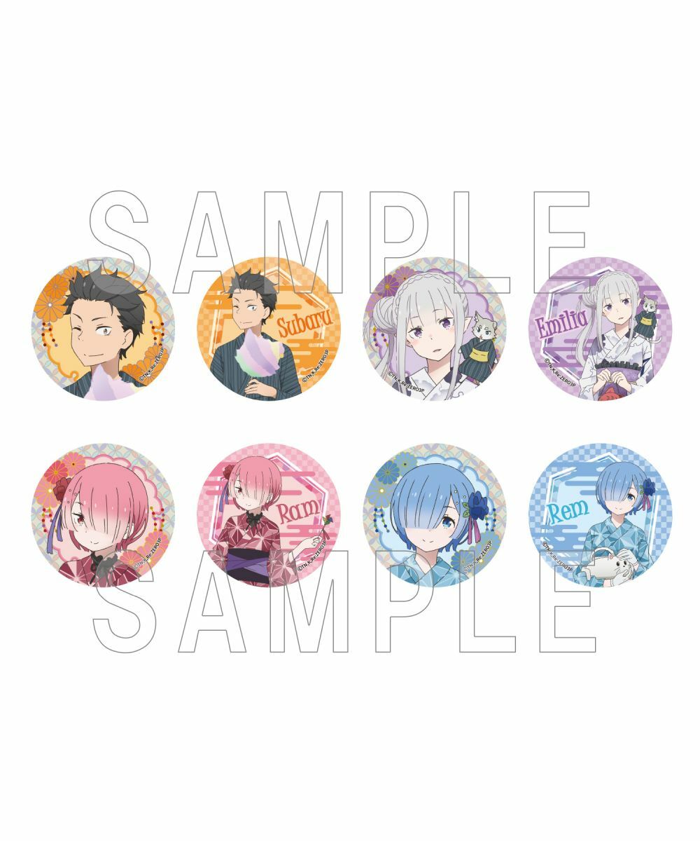 預購-「Re:從零開始的異世界生活」 集換式閃亮亮徽章 七夕ver. BOX販售【日本進口精品】