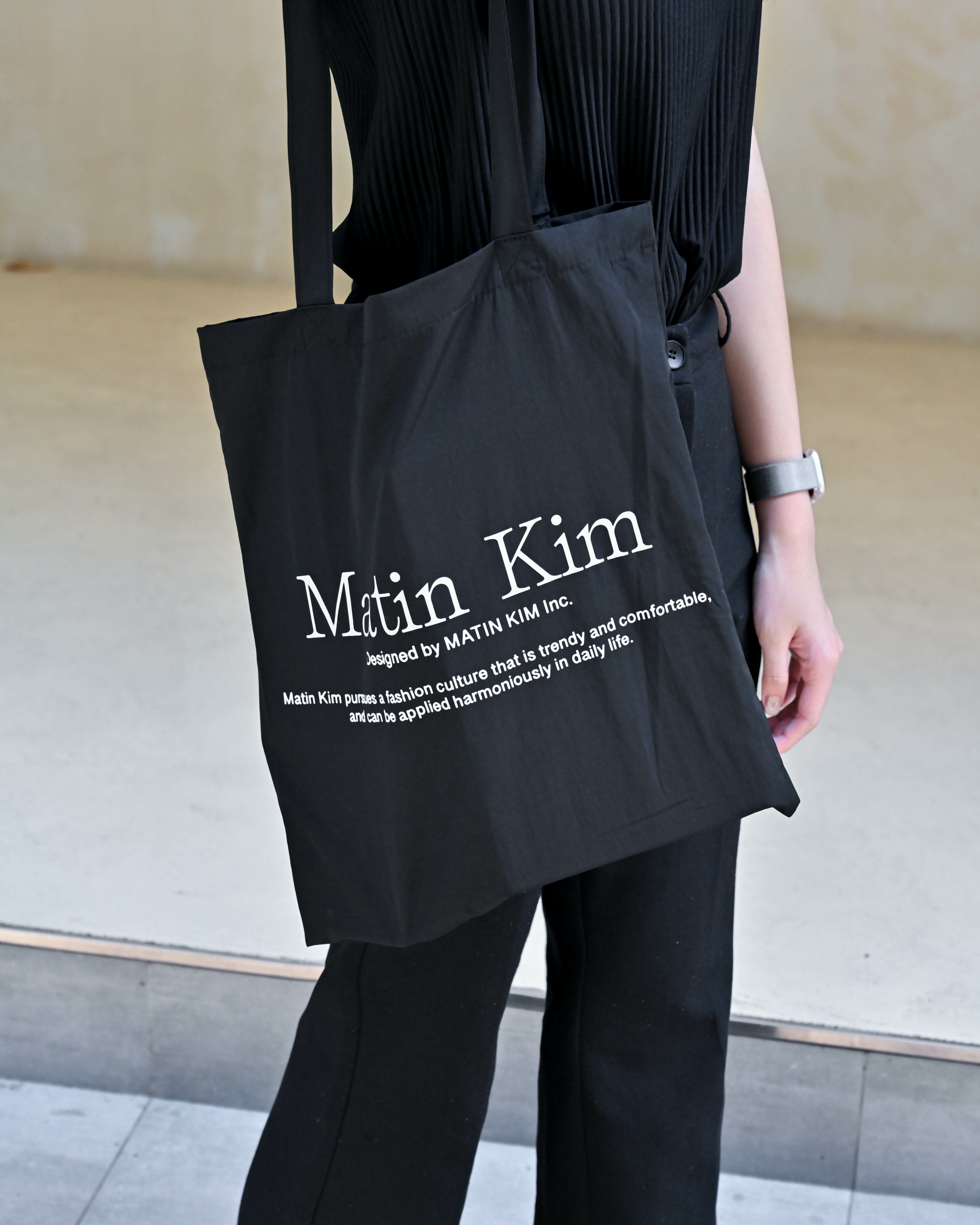 【現貨】MATIN KIM POPPIN ECOBAG 帆布包 MKPOP