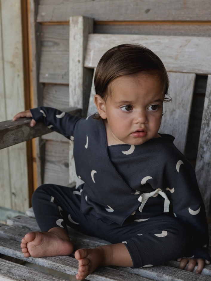 【預購】ORGANIC ZOO - Charcoal Midnight Kimono