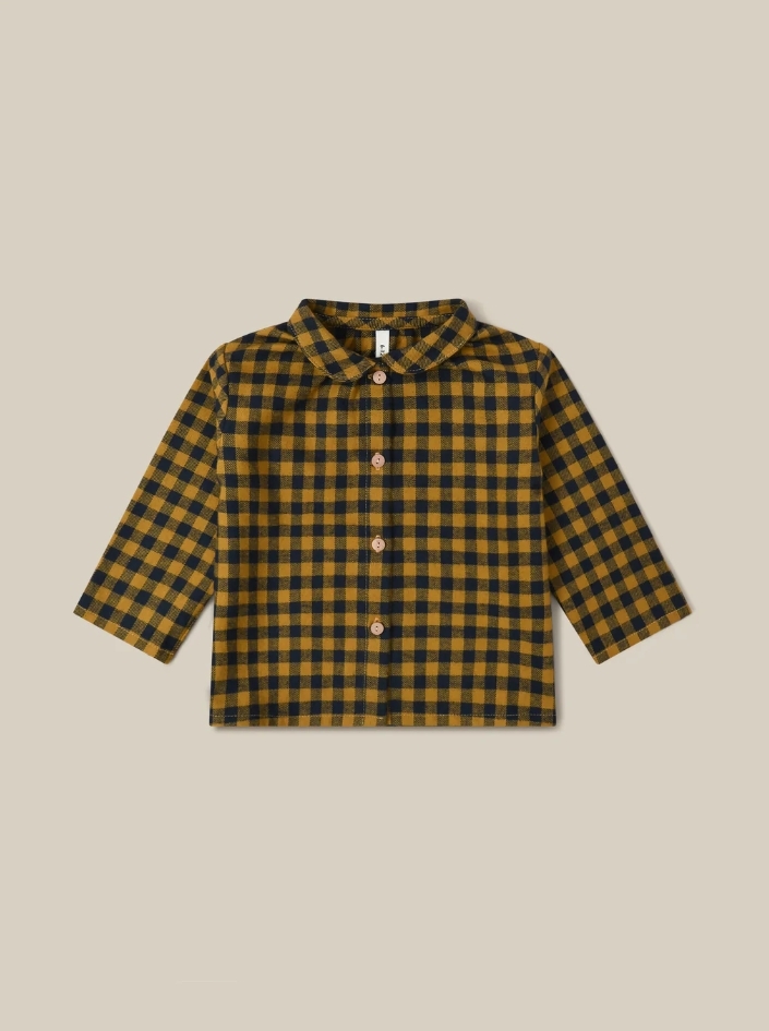 【預購】ORGANIC ZOO - Blueberry Gingham Shirt