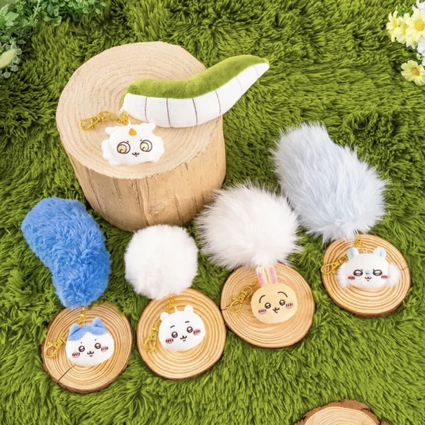 CHIIKAWA吉伊卡哇 尾巴吊飾 毛絨感