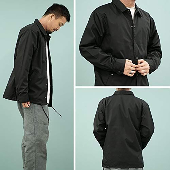 日本授權United Athle 7448-01 T/C防潑水防風教練外套