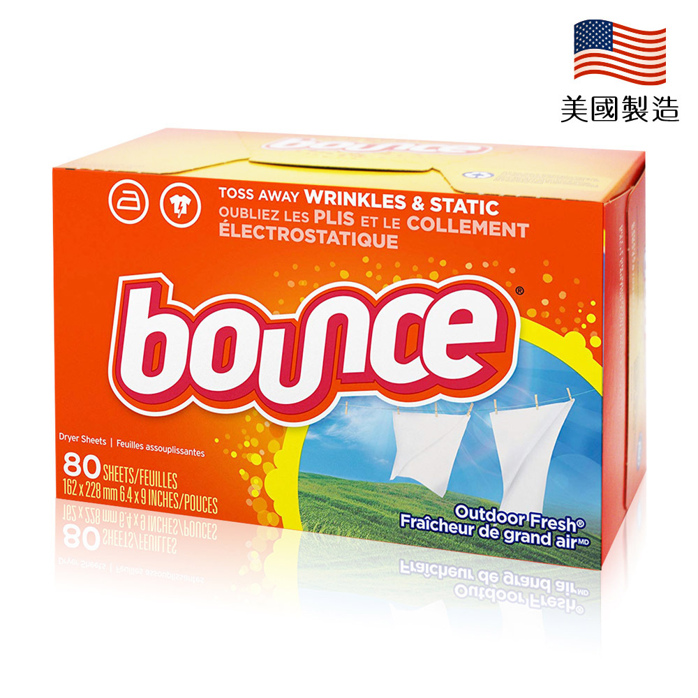 美國進口 Bounce 烘衣柔軟片(80片)