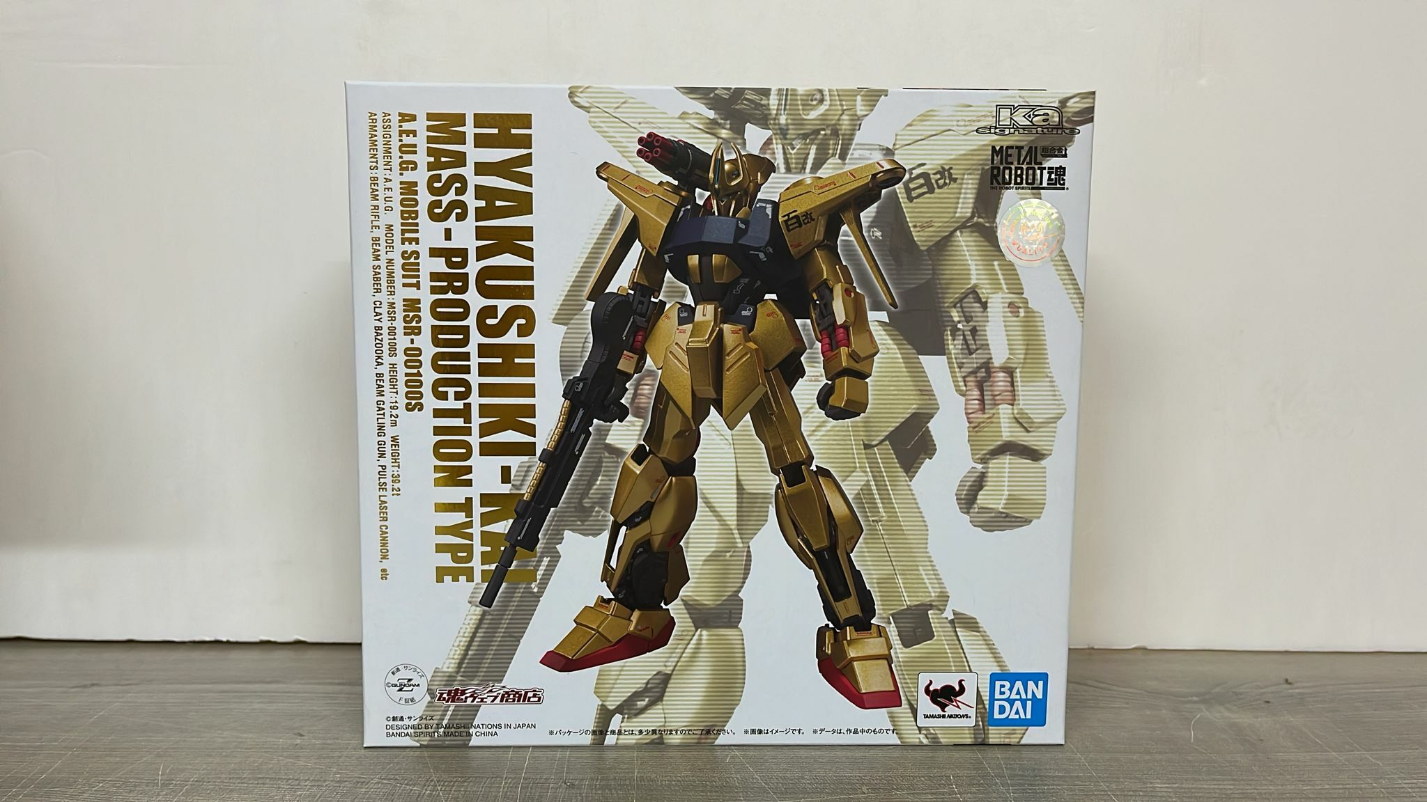 Bandai 魂 限定 Metal Robot魂 Side MS R-SP Hyakushiki-Kai Mass-Production Type 百式改 量產型 機動戰士 高達 (已開封) (160)