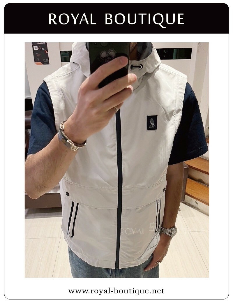 MARINA MILITARE 防風快拆袖兩用式機能連帽夾克背心