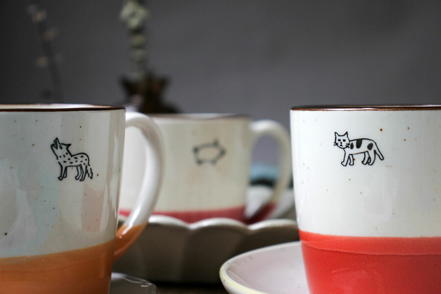 izawa poterie 井澤動物馬克杯系列