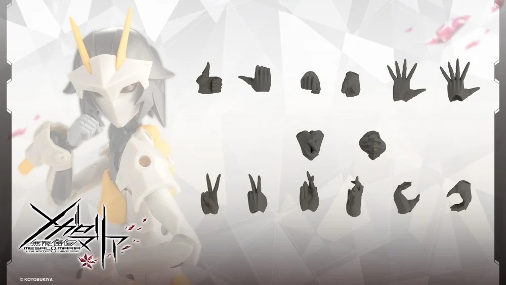 無限邂逅Megalo Mari 女性Type A 造型手組件(CX012)