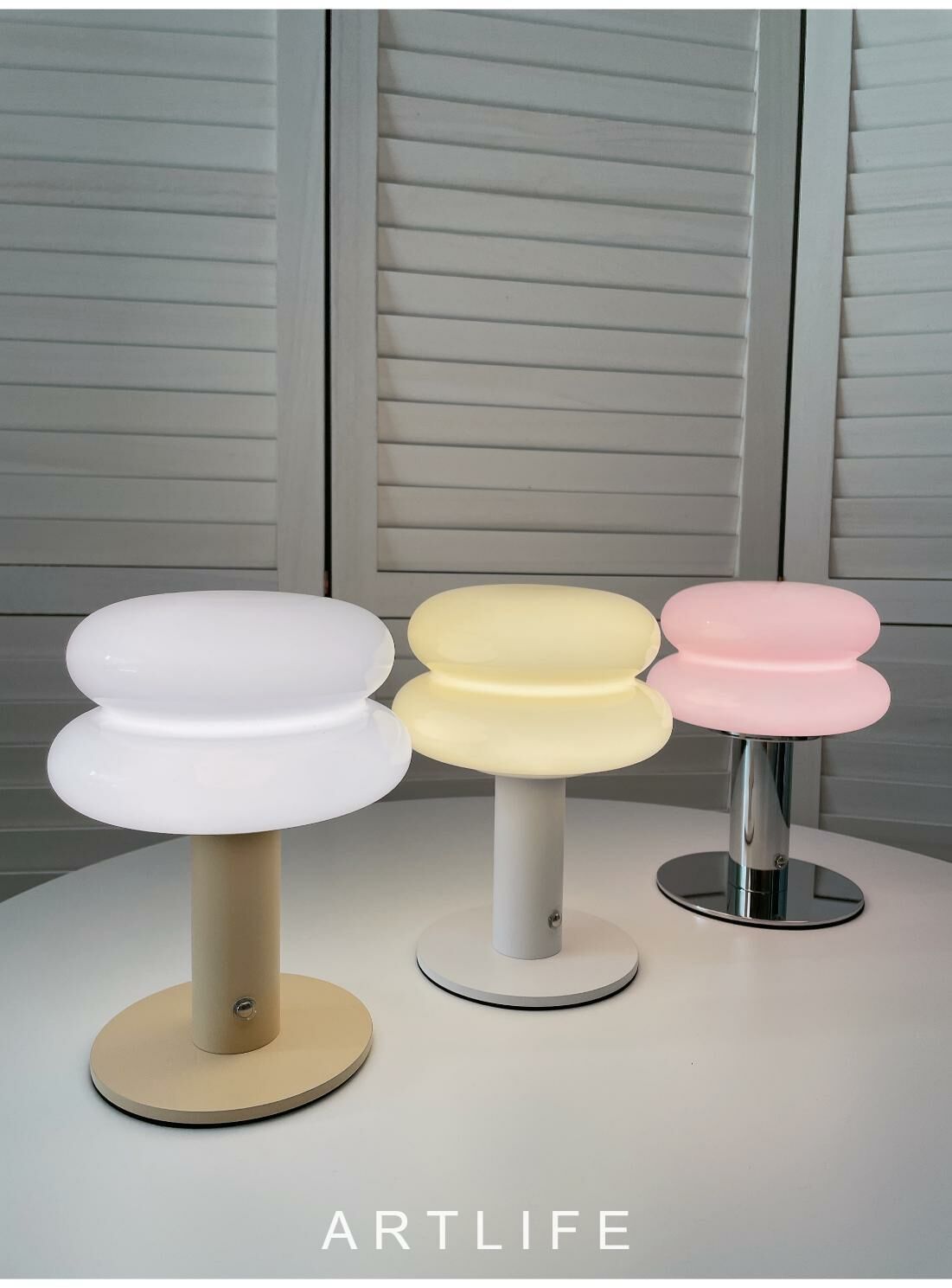 必收 馬卡龍充電小檯燈