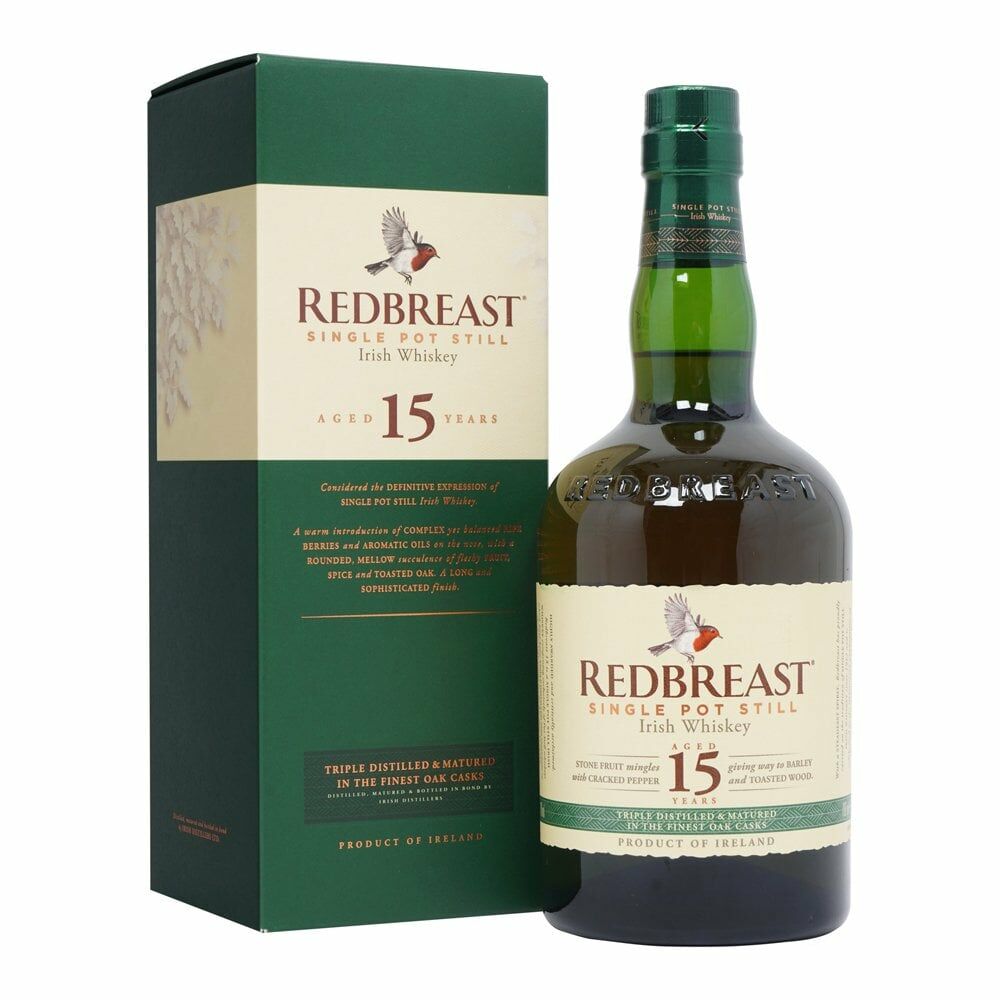 知更鳥15年愛爾蘭威士忌 Redbreast 15 Years Single Pot Still Irish Whiskey