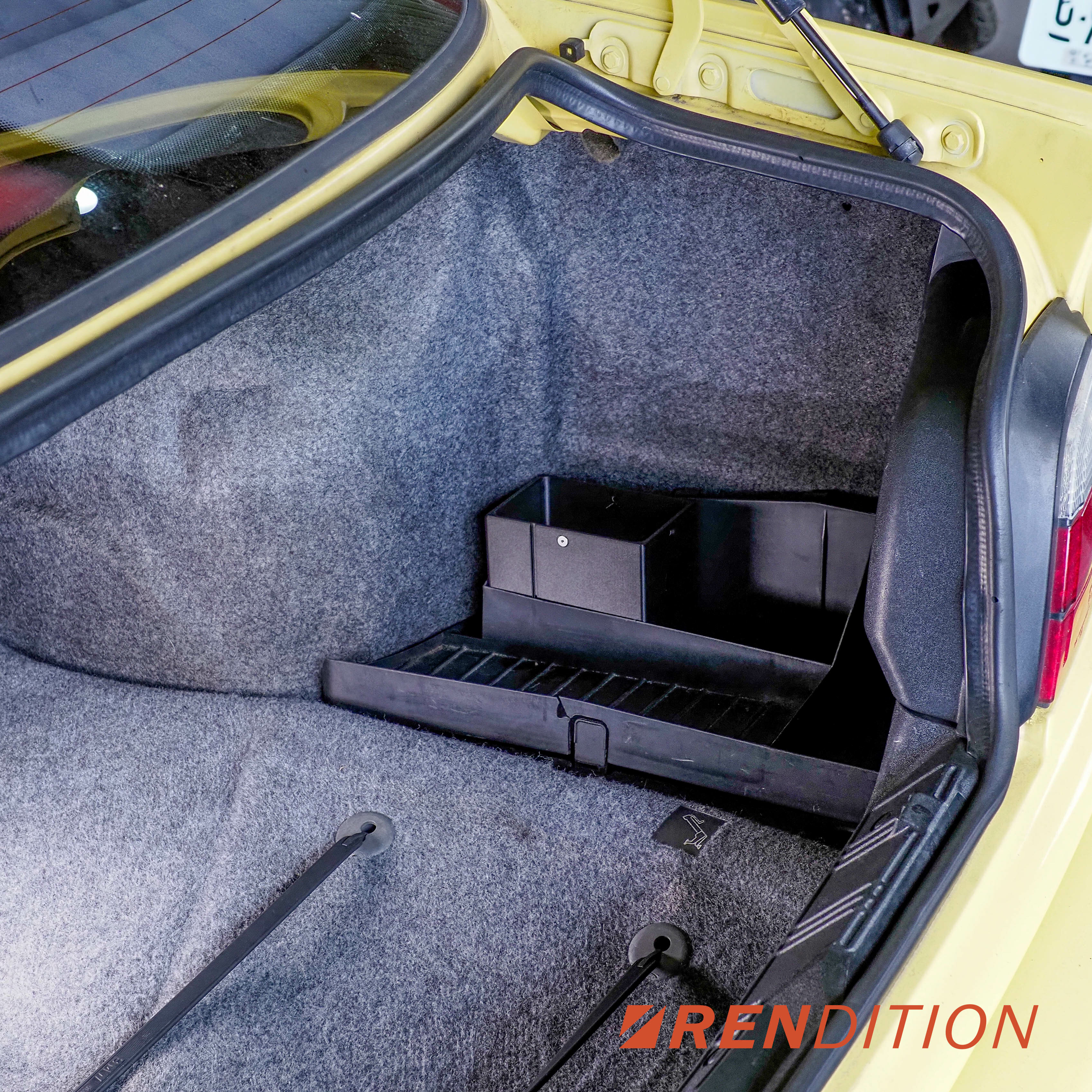 BMW E36 TRUNK OIL STORAGE BOX