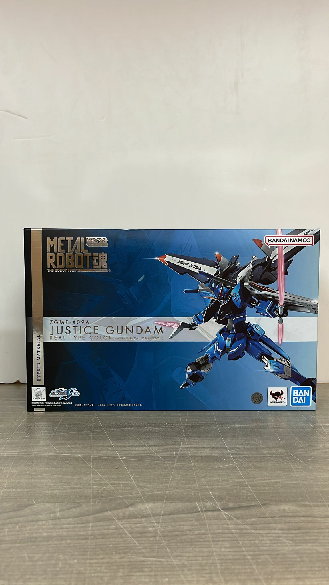 Figure SIDE MS Justice Gundam Real Type Color Ver. Mobile Suit Gundam SEED METAL ROBOT Spirits (已開封) (166)