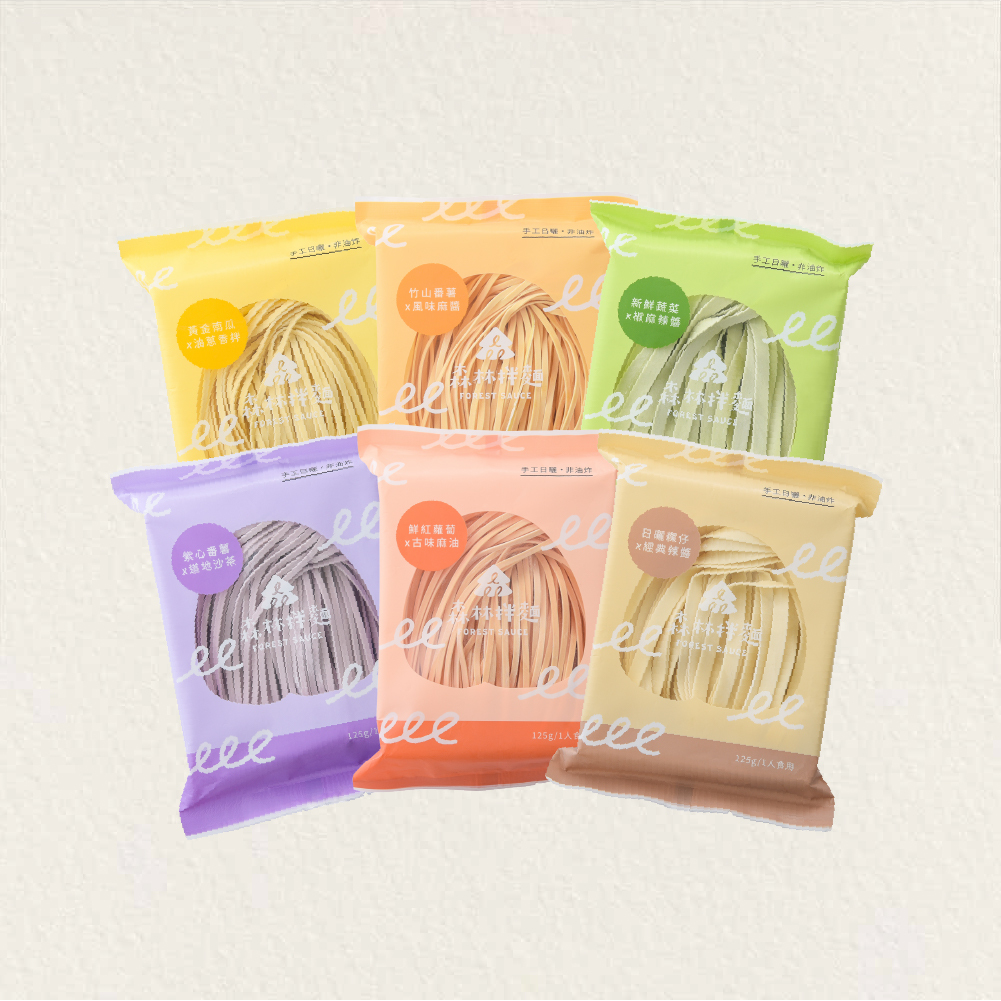 森林拌麵｜綜合6包入