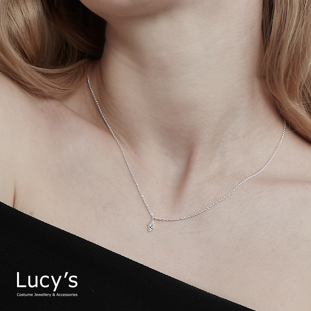 LUXURY 系列｜925純銀 拓帕石 項鍊 (113820)