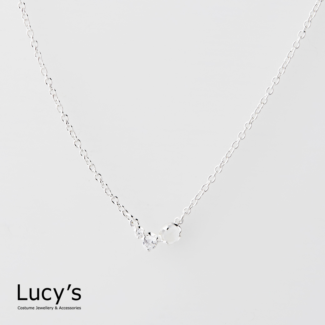 925純銀 月光如織 項鍊 (113819)